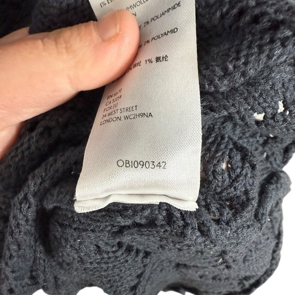 Free People Women’s Bari Column Crochet Maxi Skirt in Black Size S - Picture 10 of 15